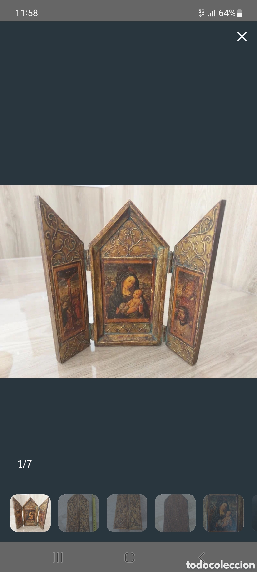 Antig&uuml;edades: Antiguo tr&iacute;ptico religioso