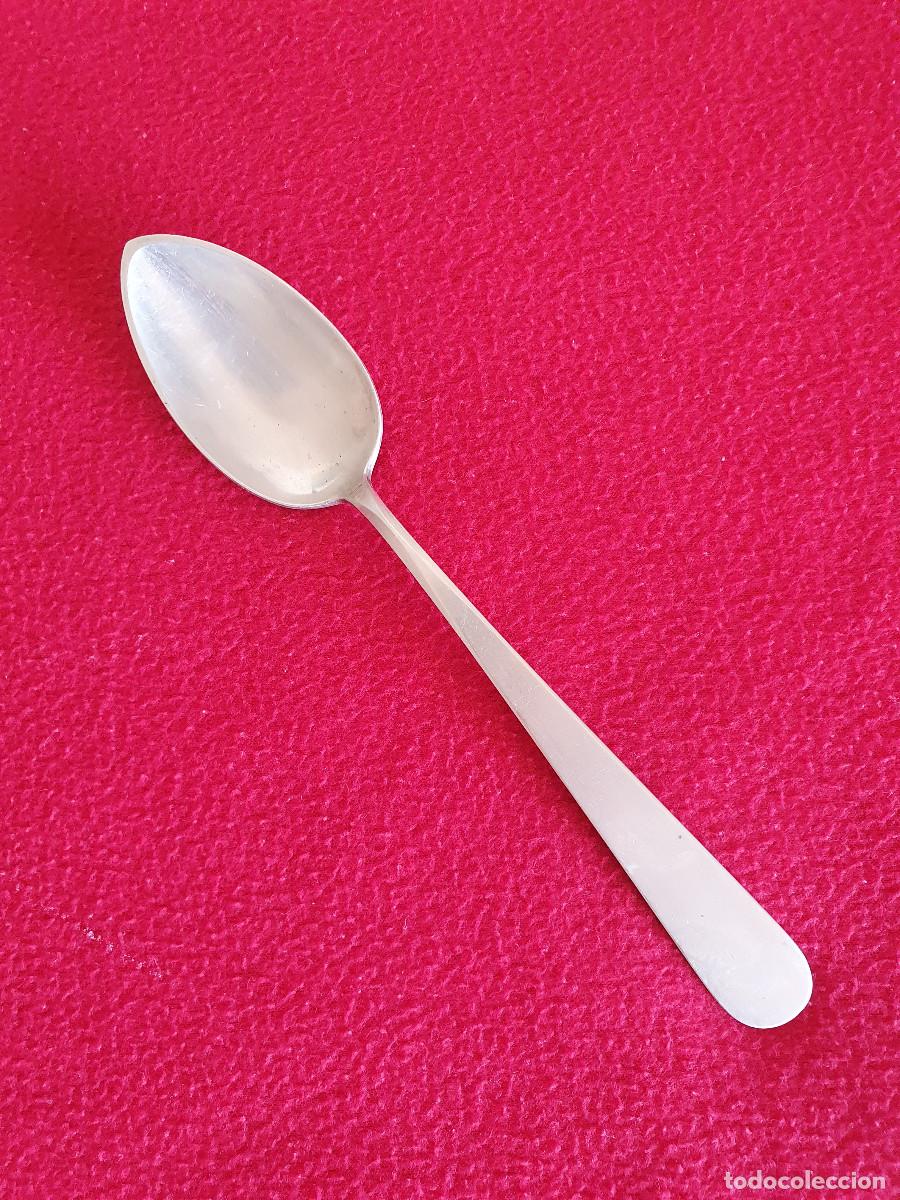Antig&uuml;edades: Cuchara de Plata de Salamanca - Siglo XIX - Punz&oacute;n R.B.G.