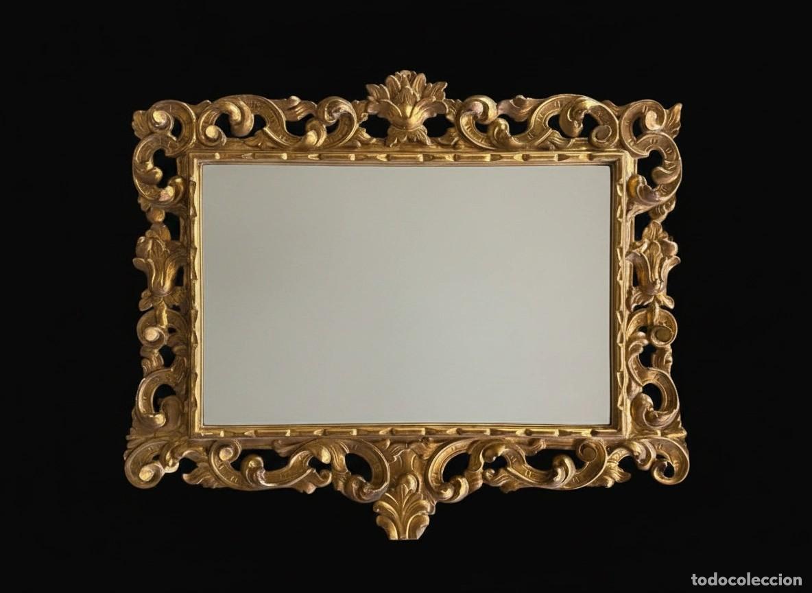 Antig&uuml;edades: GRAN ESPEJO ORO FINO 122X92X60