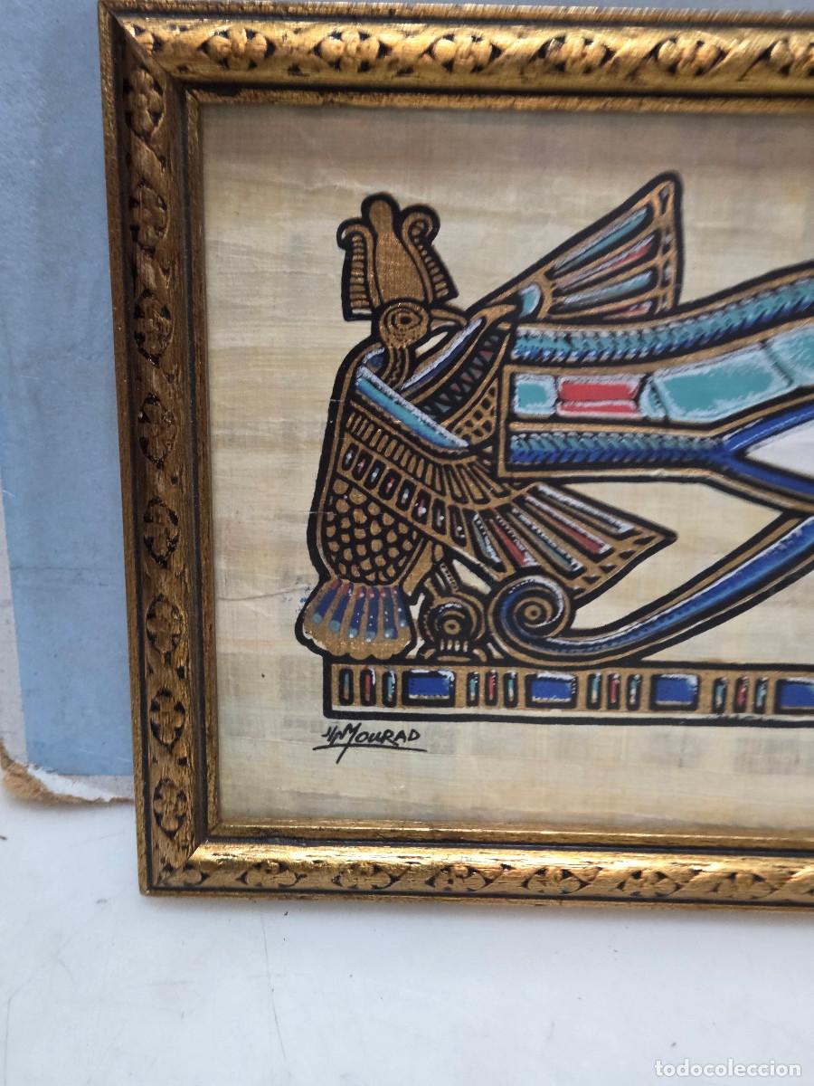 Antig&uuml;edades: cuadro egipcio en papiro - Foto 2