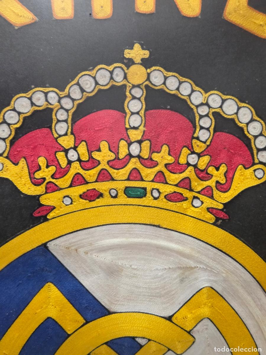 Antig&uuml;edades: cuadro del real madrid echo a hilo - Foto 5