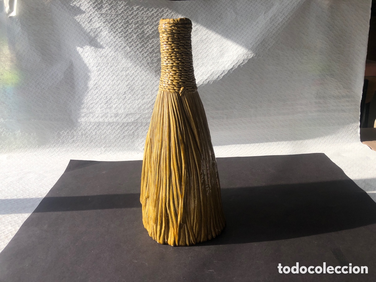 Antig&uuml;edades: Antigua y rara botella escoba / vassoura Caldas da Rainha PORTUGAL