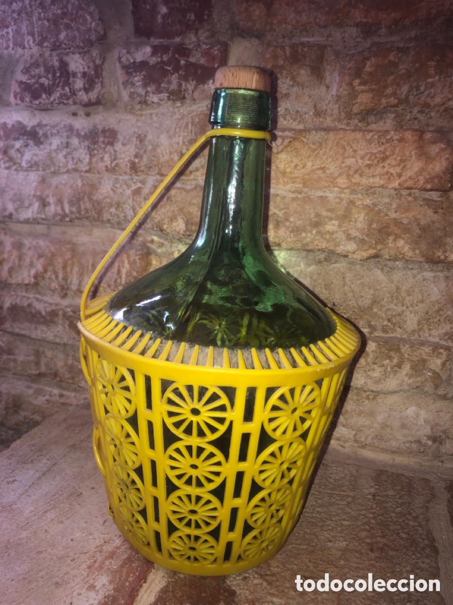Antig&uuml;edades: Damajuana garrafa cristal