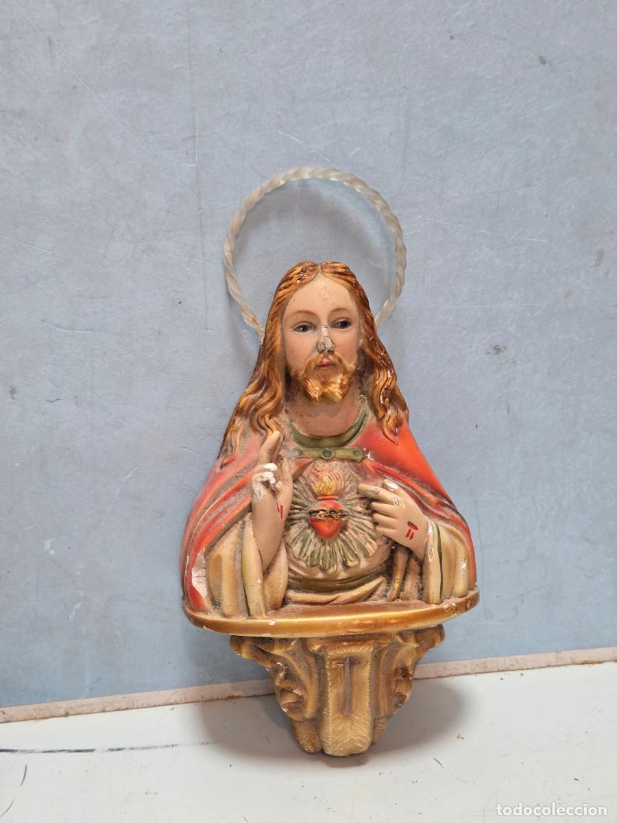 Antig&uuml;edades: figura del sagrado corazon de jesus