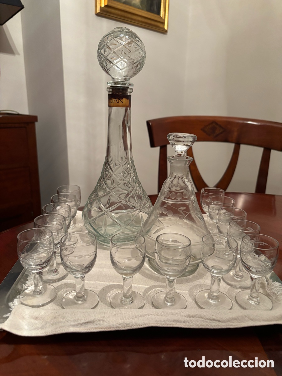 Antig&uuml;edades: Juego de copas de Licor - Foto 3