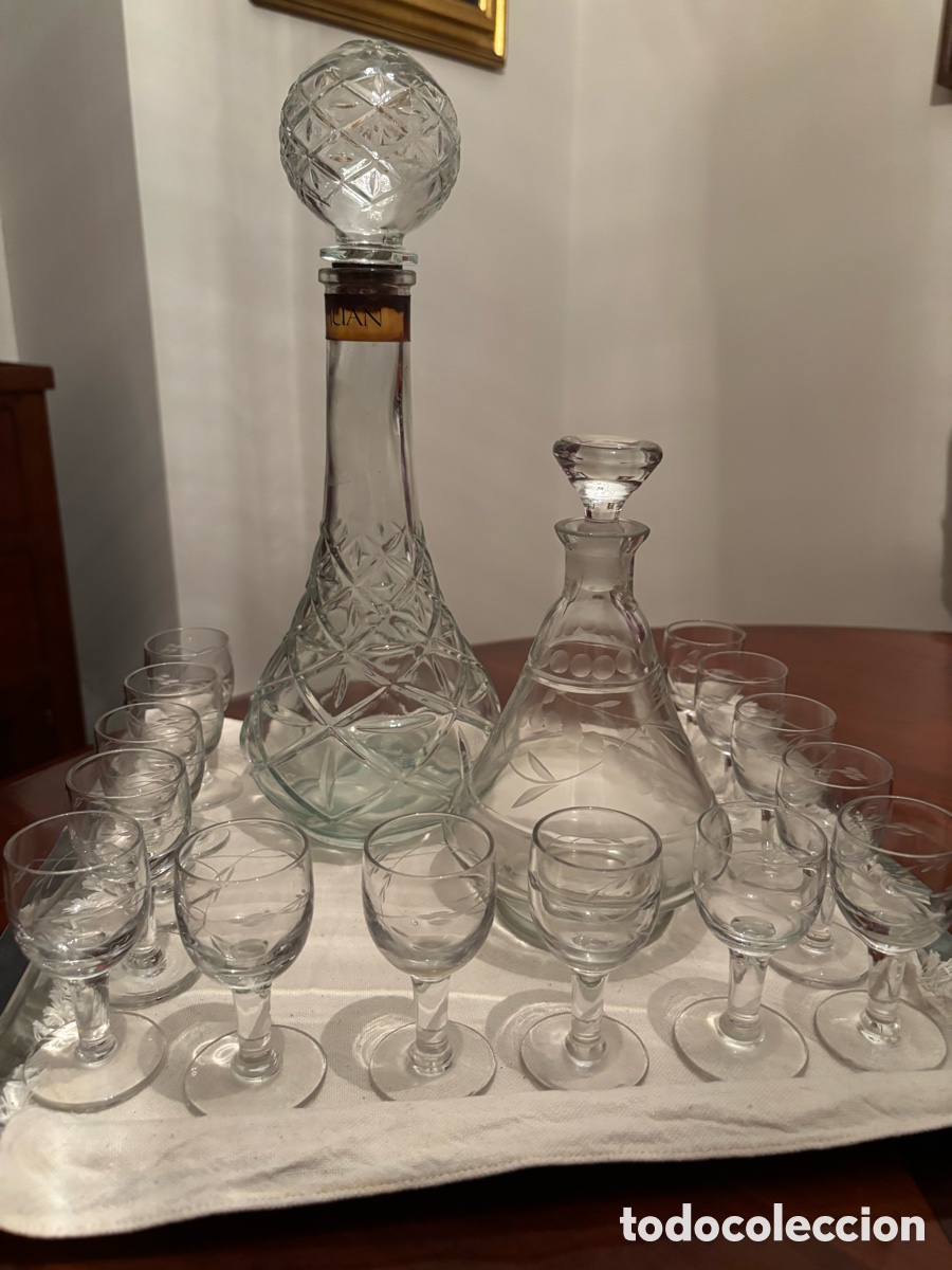Antig&uuml;edades: Juego de copas de Licor - Foto 5