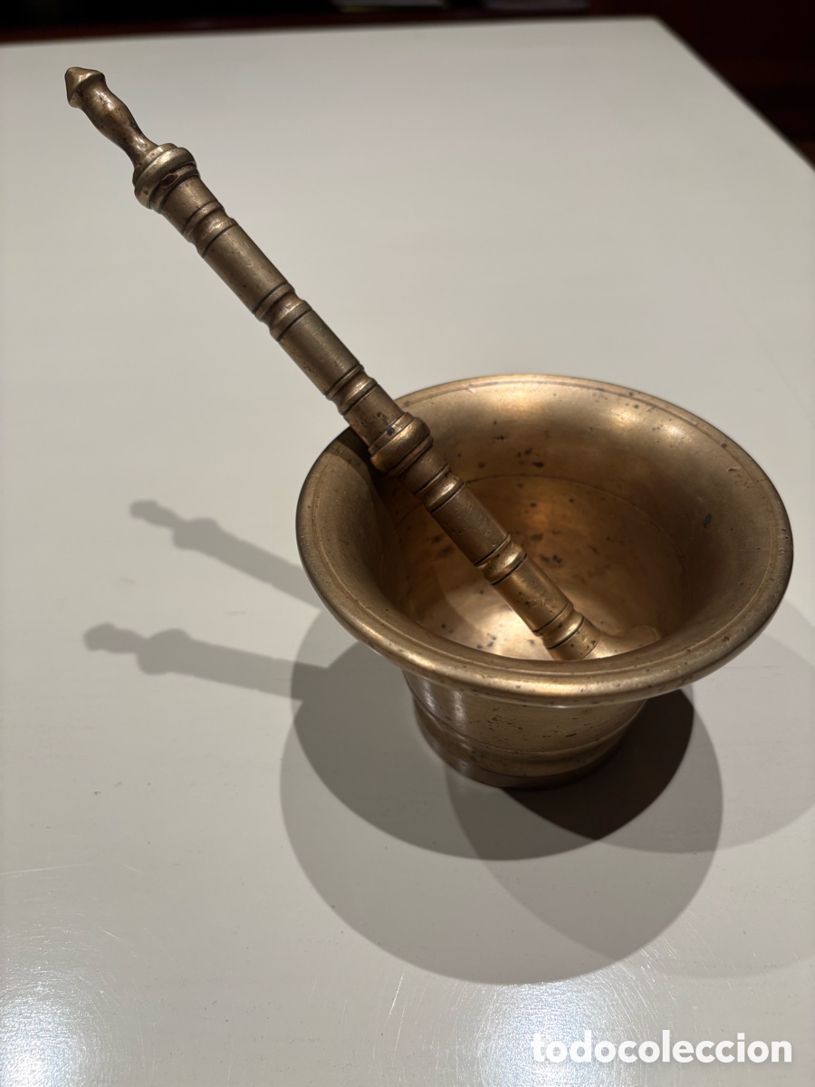 Antig&uuml;edades: Mortero de bronce antiguo