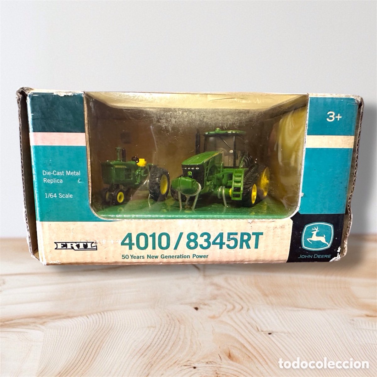 Antig&uuml;edades: John Deere ERTL 4010 / 8345RT 1:64 Die-Cast Metal Replica Vintage Colecci&oacute;n