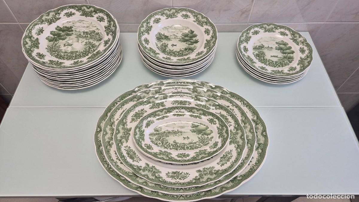 Antig&uuml;edades: Vajilla porcelana Alfares Pontesampaio