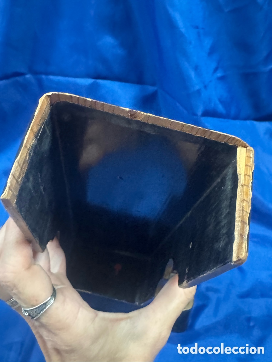 Antig&uuml;edades: Caja de madera esmaltada japonesa - Foto 4