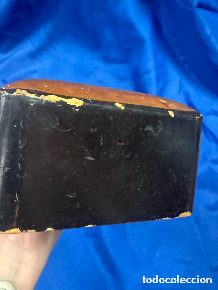 Antig&uuml;edades: Caja de madera esmaltada japonesa - Foto 5