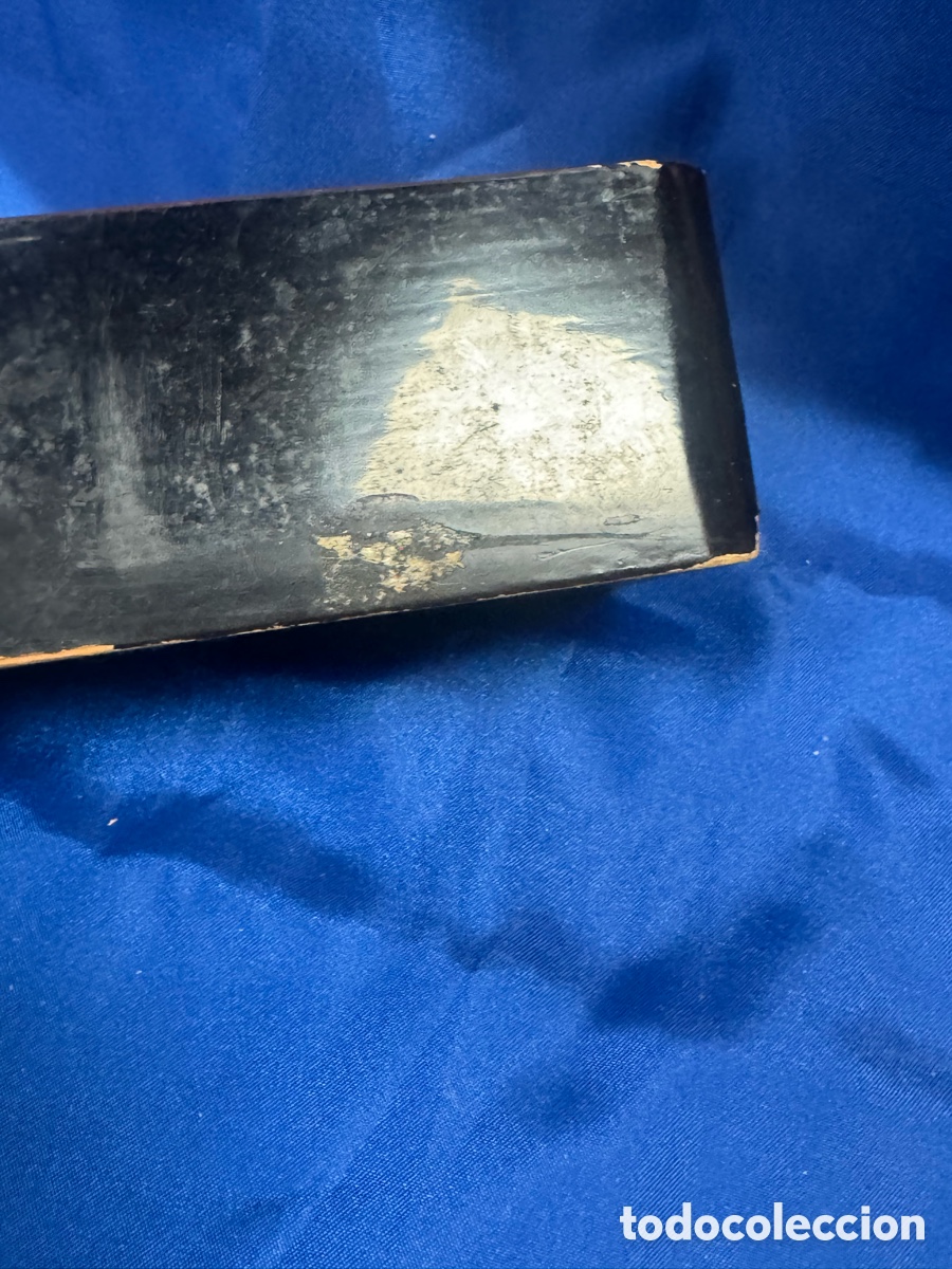 Antig&uuml;edades: Caja de madera esmaltada japonesa - Foto 8