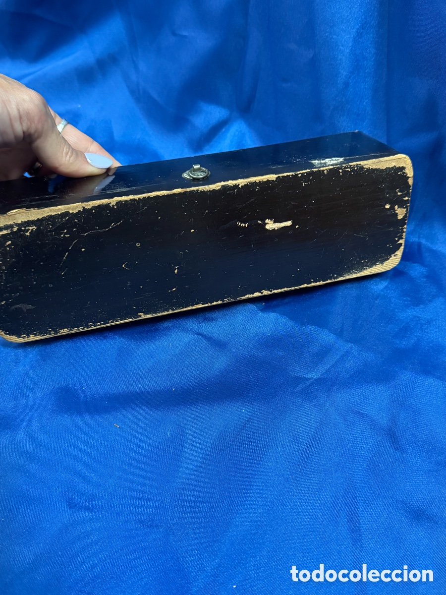 Antig&uuml;edades: Caja de madera esmaltada japonesa - Foto 9
