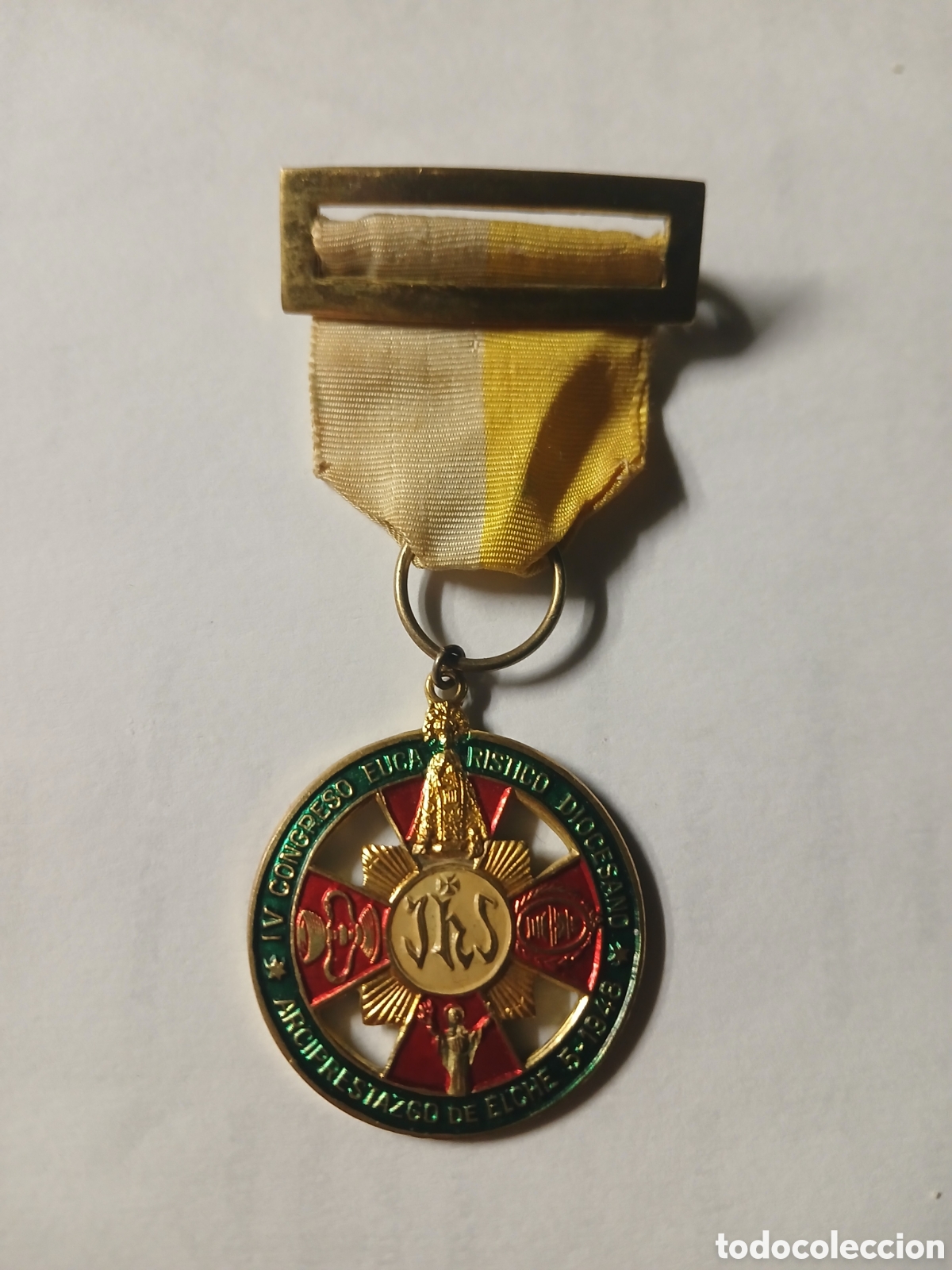 Antig&uuml;edades: MEDALLA IV CONGRESO EUCARISTICO DIOCESANO DEL ARCIPRESTAZGO DE ELCHE MAYO 1948.