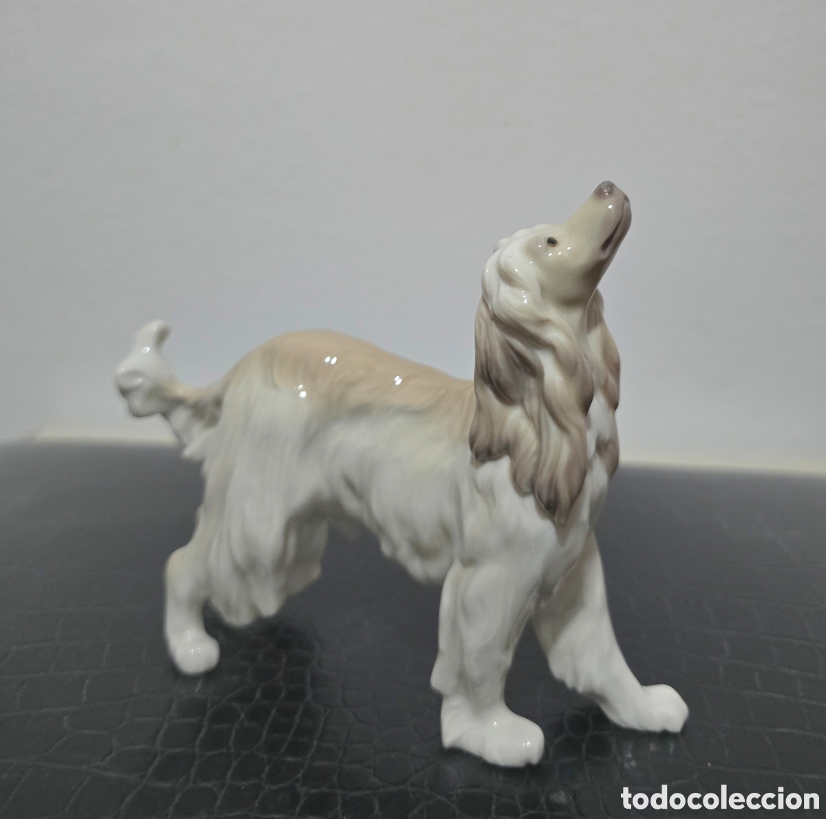 Antiques: LLADRO PERRO GALGO AFGANO FIGURA PORCELANA