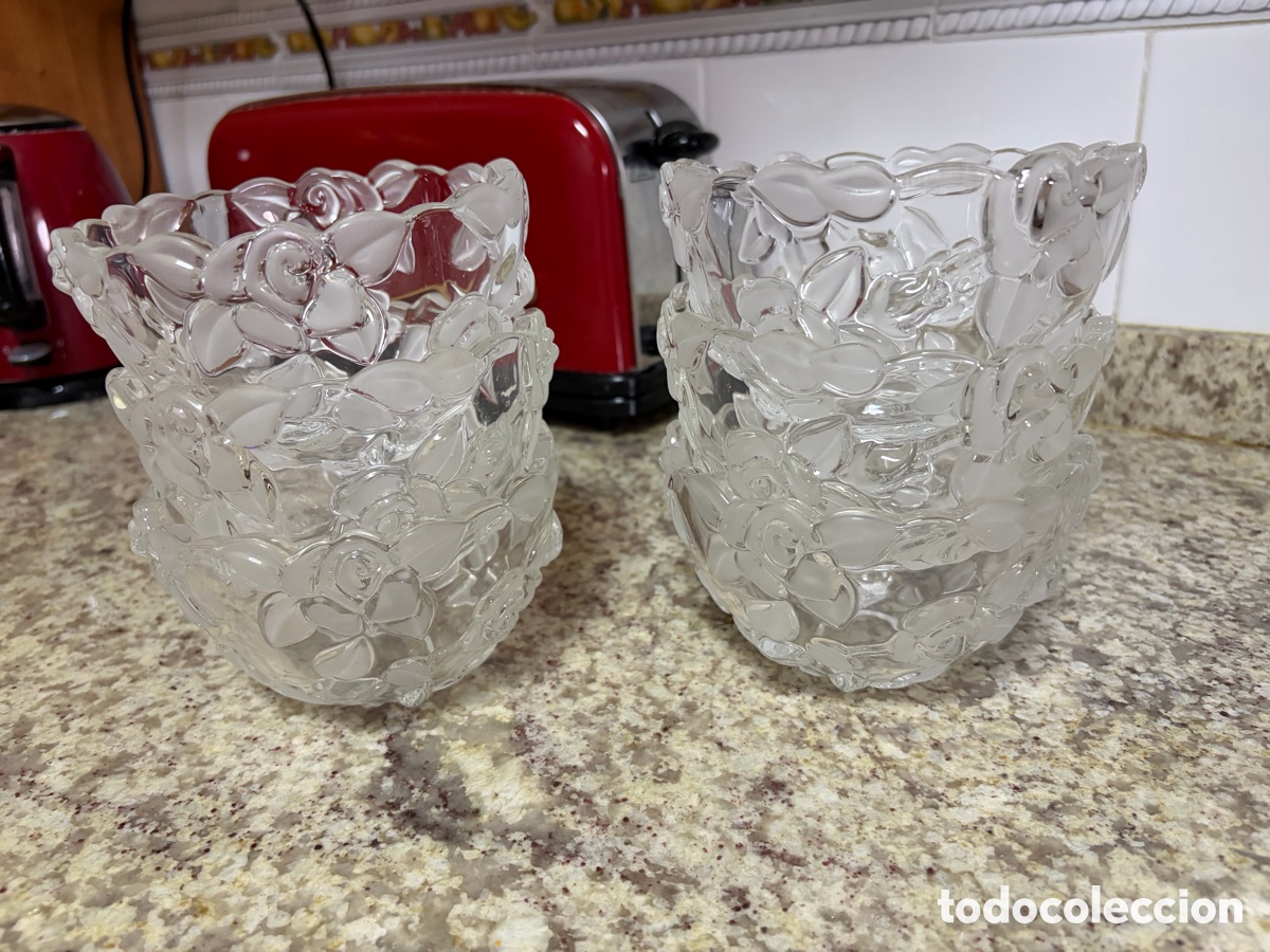 Antig&uuml;edades: Cuencos de cristal 6 unidades