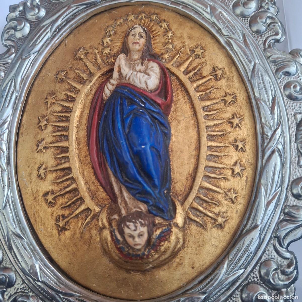 Antig&uuml;edades: Imagen de la Virgen. - Foto 3