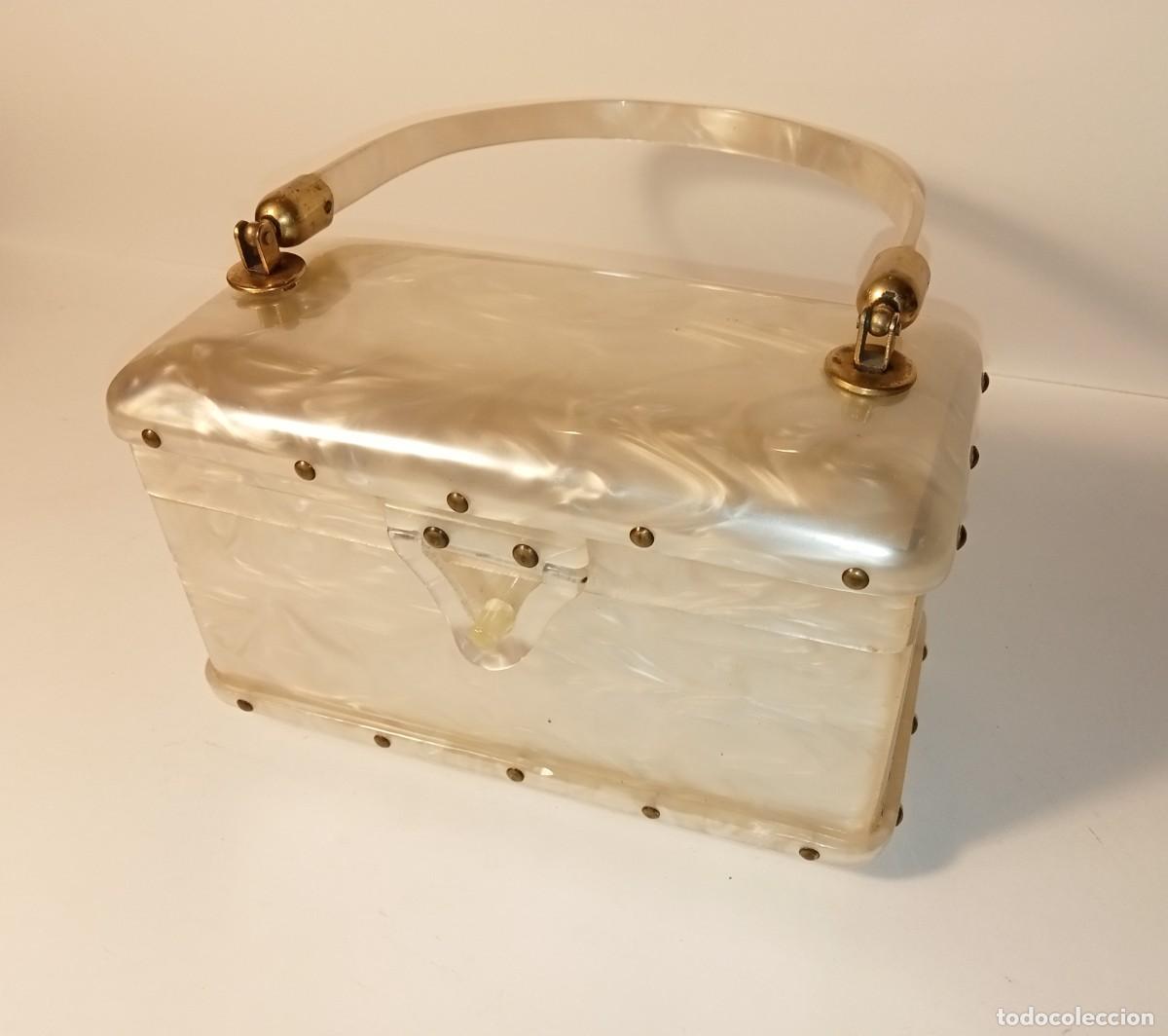Antig&uuml;edades: BOLSO MUY ANTIGUO Y DOS PA&Ntilde;UELOS CON ENCAJE
