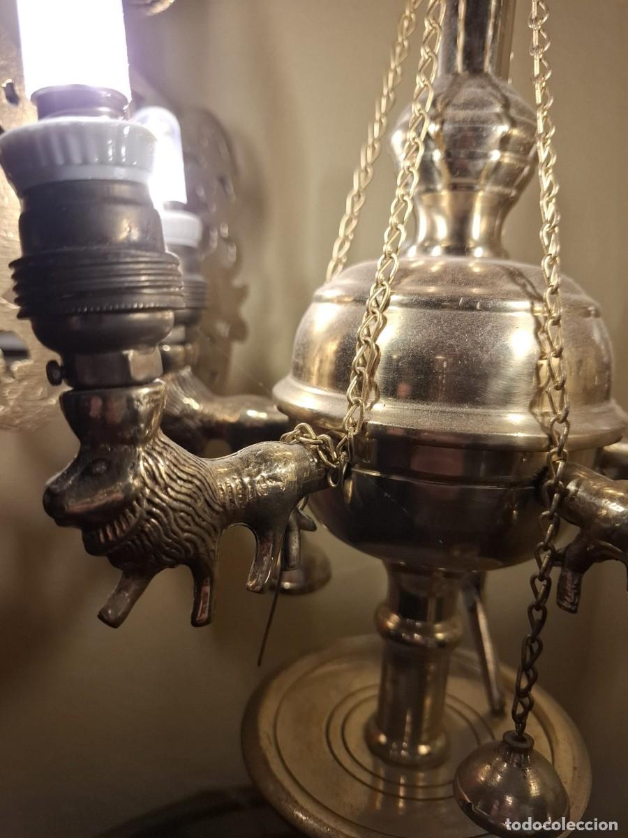 Antig&uuml;edades: Velones lucentinos con luz - Foto 4