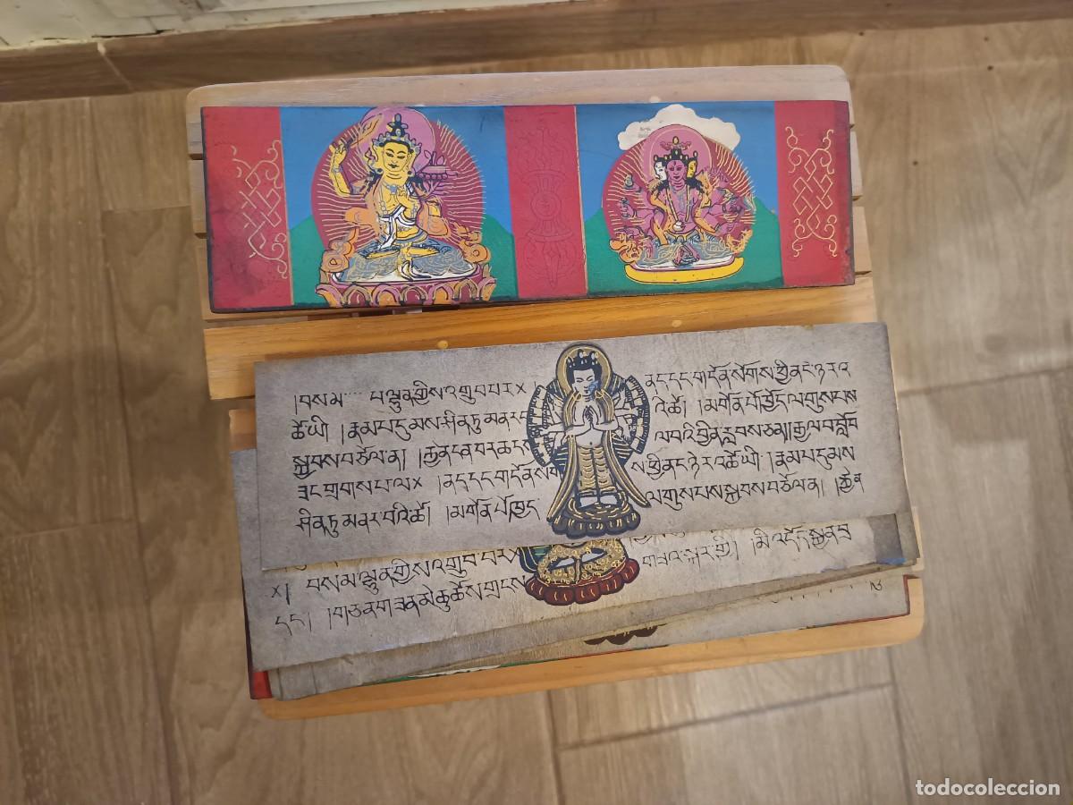 Antig&uuml;edades: Libro de oraci&oacute;n tibetano - Foto 2