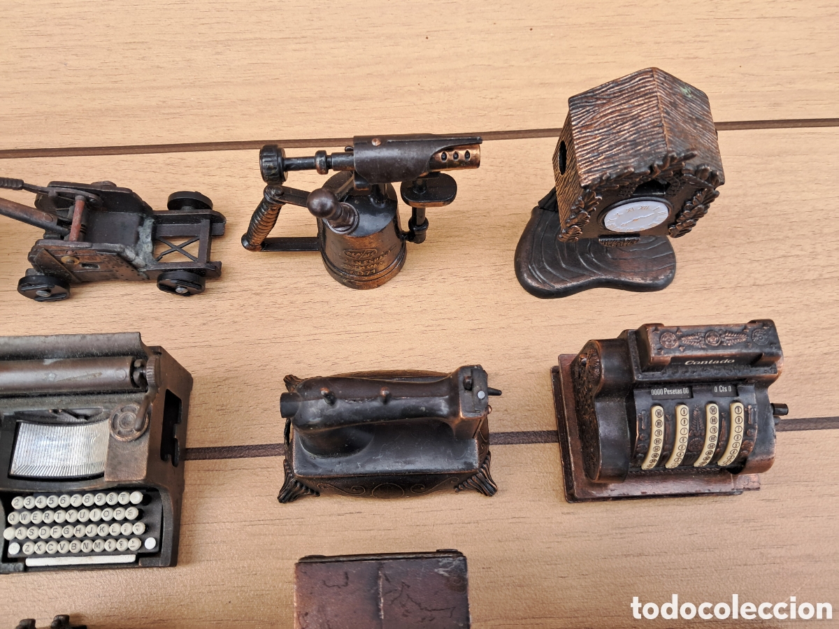 Antig&uuml;edades: Sacapuntas antiguos bronce - Foto 2