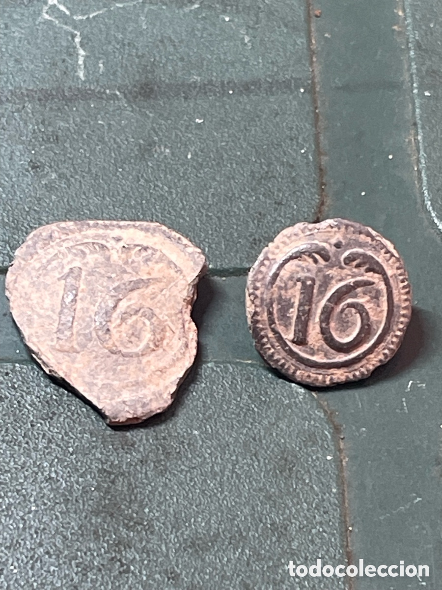 Antig&uuml;edades: BOTONES FRANCESES GUERRA INDEPENDENCIA No 16