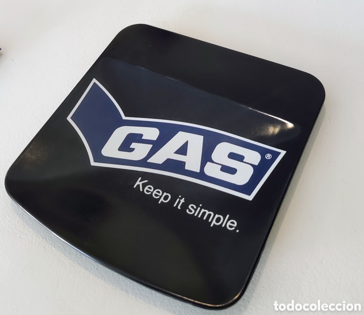 Antig&uuml;edades: CENICERO PUBLICITARIO GAS ITALIA VINTAGE ORIGINAL MELBO RR2