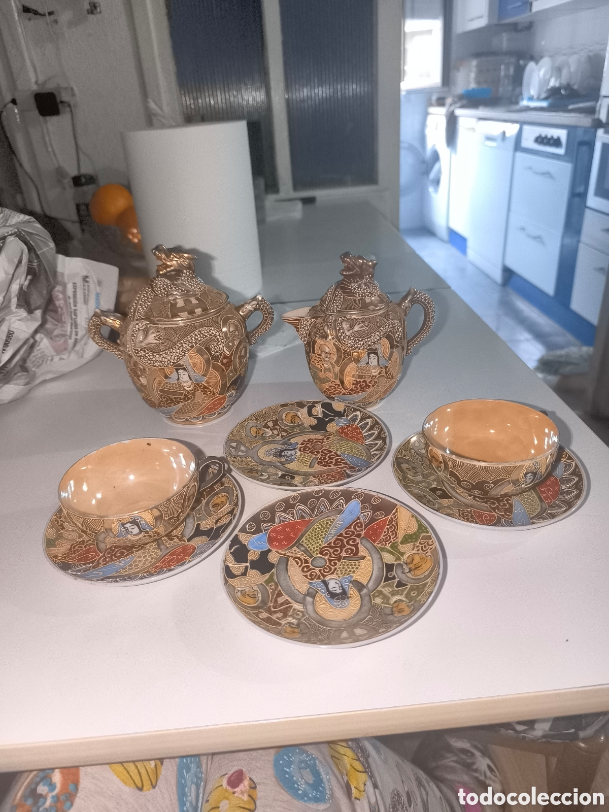 Antig&uuml;edades: Juego te japones Satsuma