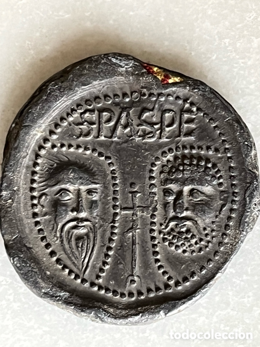 Antig&uuml;edades: Sello de plomo de Bula Papa Gregorio IV (1227-1241)