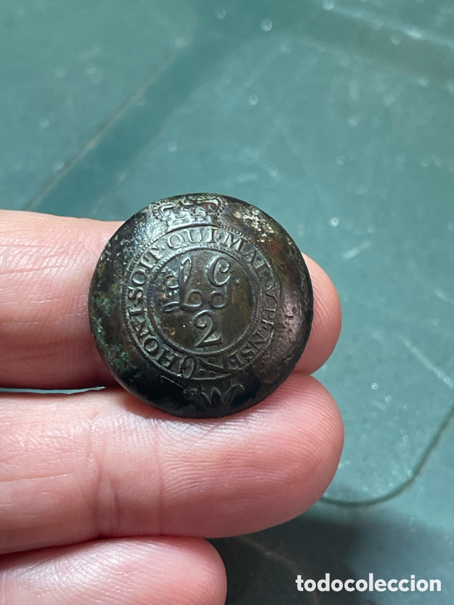 Antig&uuml;edades: BOTON INGLES GUERRA INDEPENDENCIA