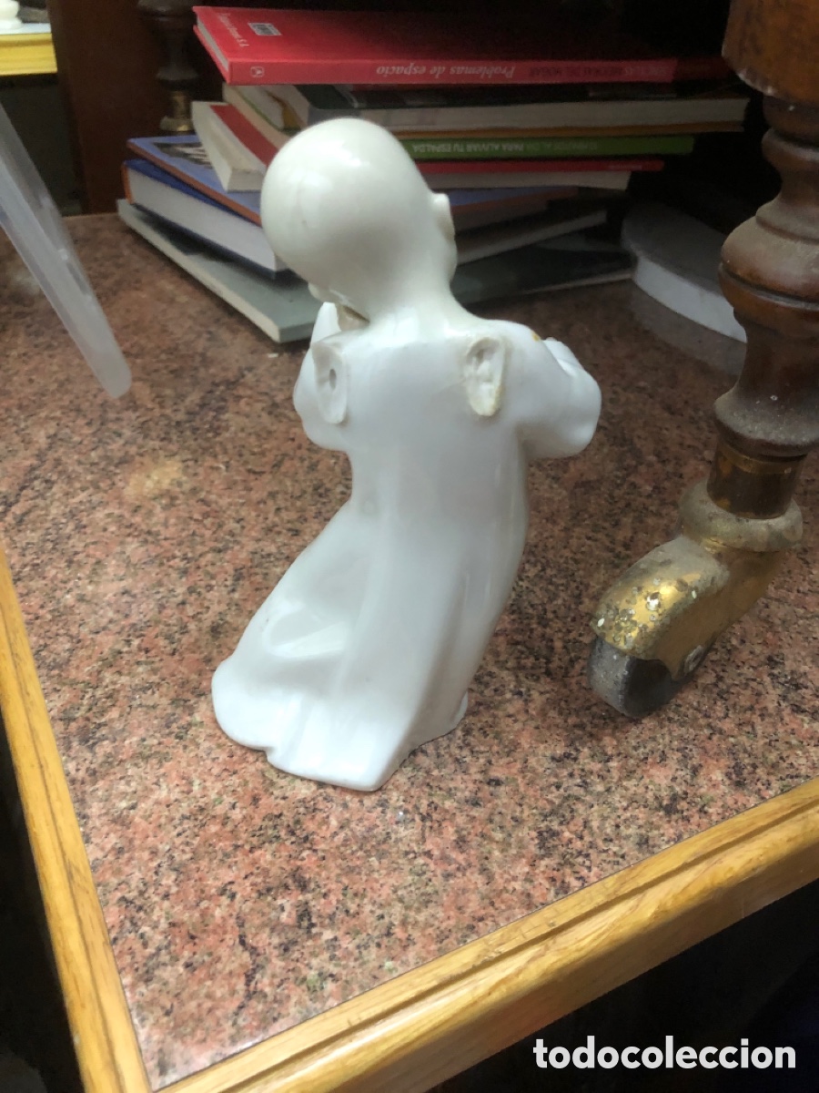 Antig&uuml;edades: Figuras de Lladr&oacute; Angel con viol&iacute;n - Foto 2