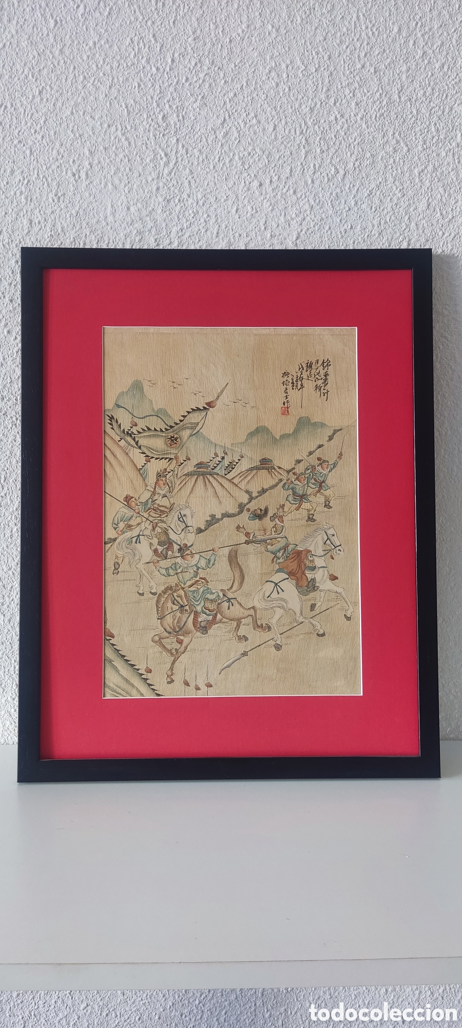 Antig&uuml;edades: Pintura en seda chinas - Foto 2