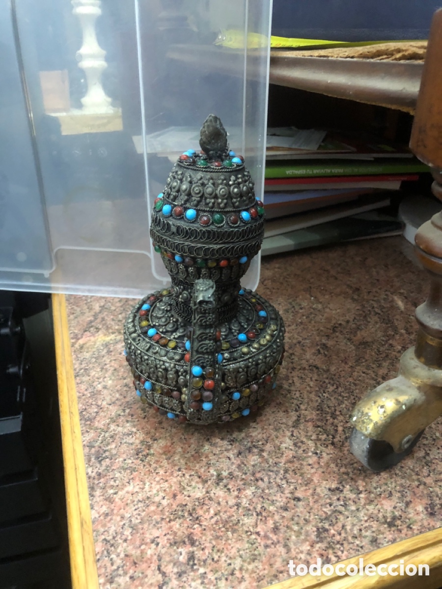 Antig&uuml;edades: Tetera estilo tibetano . Vintage - Foto 2