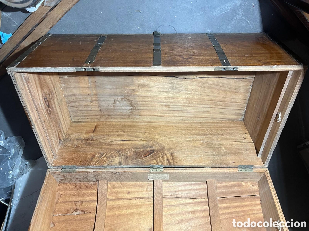 Antig&uuml;edades: Impresionante ba&uacute;l de alcanfor - Foto 3