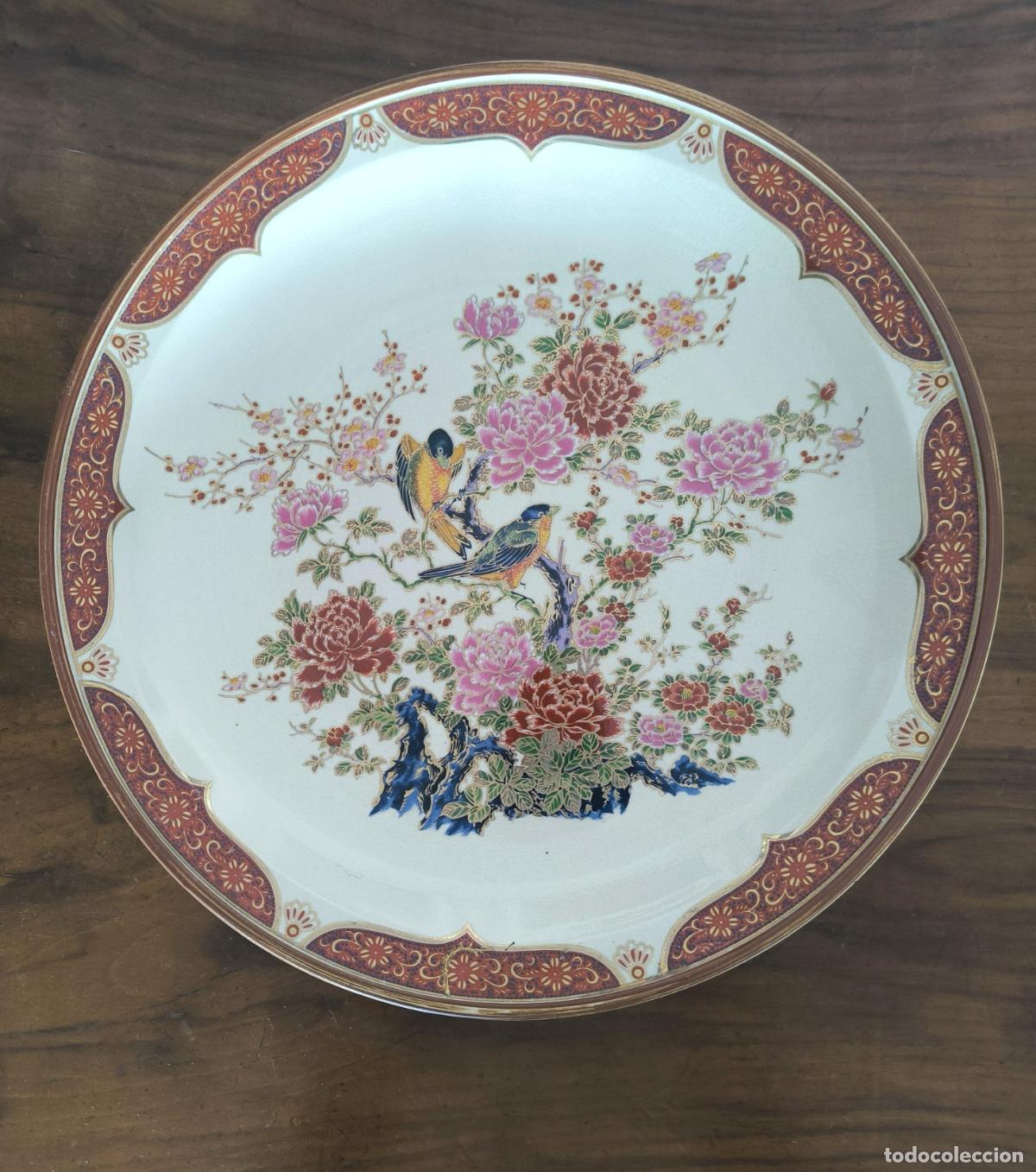 Antig&uuml;edades: GRAN PLATO PORCELANA JAPONESA, SATSUMA
