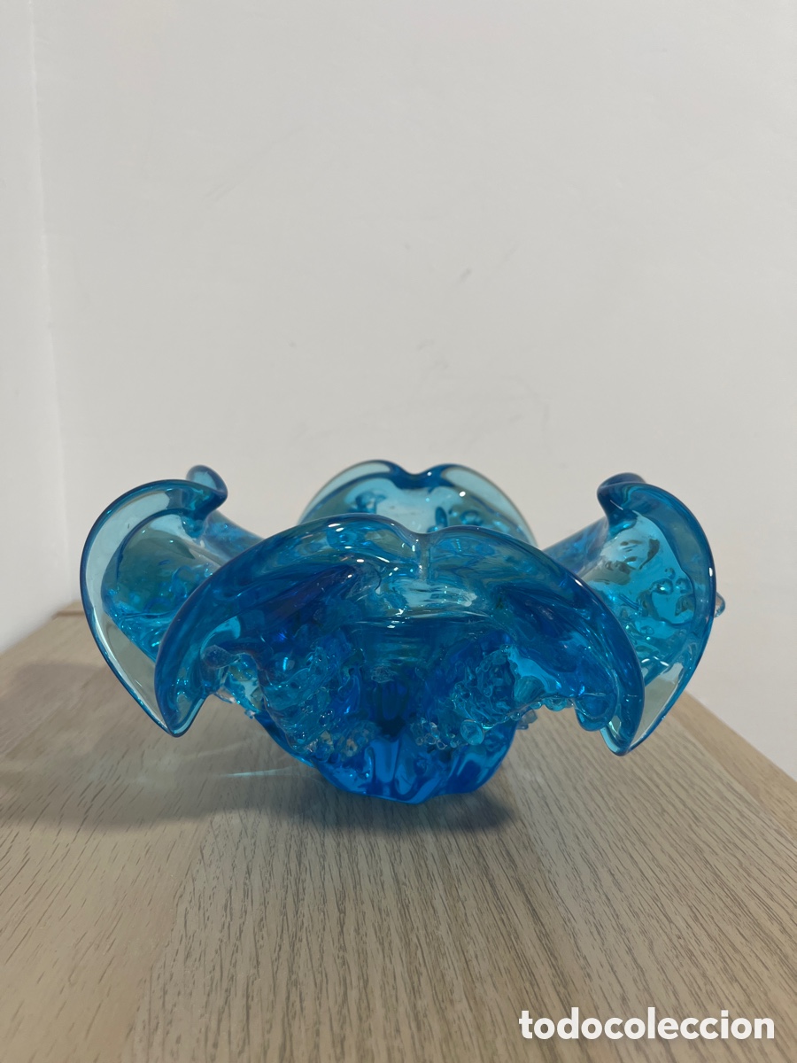 Antig&uuml;edades: Centro de mesa de cristal de Murano