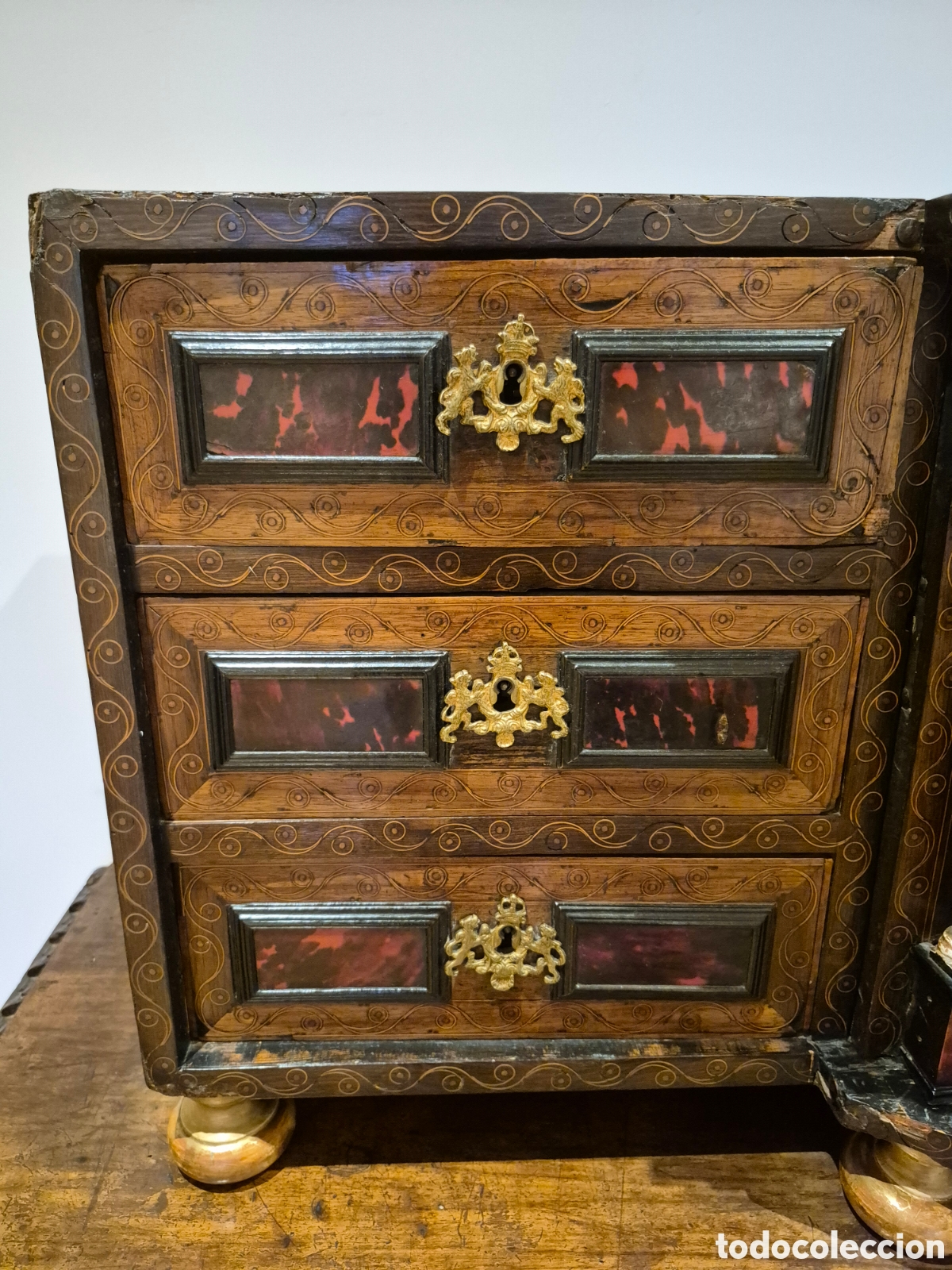 Antig&uuml;edades: BARGUE&Ntilde;O CON MESA DEL SIGLO XVIII - Foto 3
