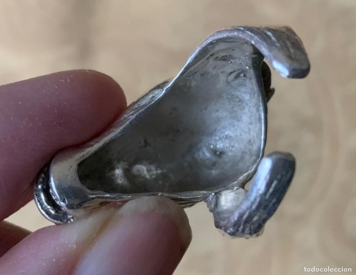 Antig&uuml;edades: ANTIGUO ANILLO DE PLATA CABEZA DE CABALLO - Foto 5