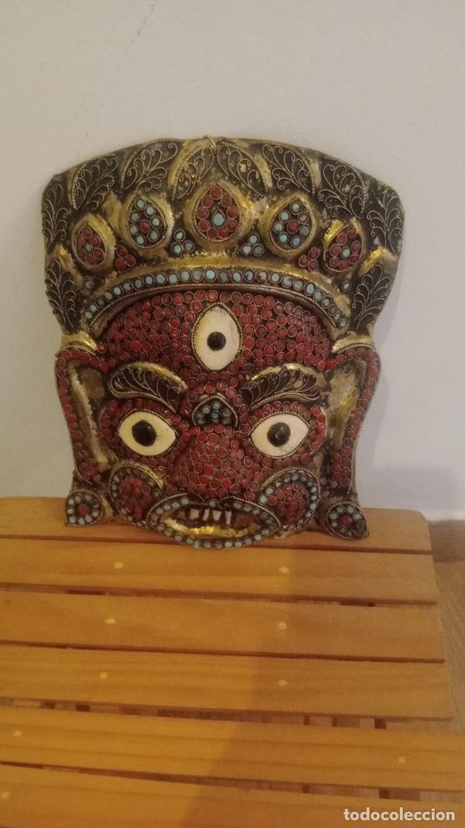 Antig&uuml;edades: M&aacute;scara ritual tibetana de Mahakala