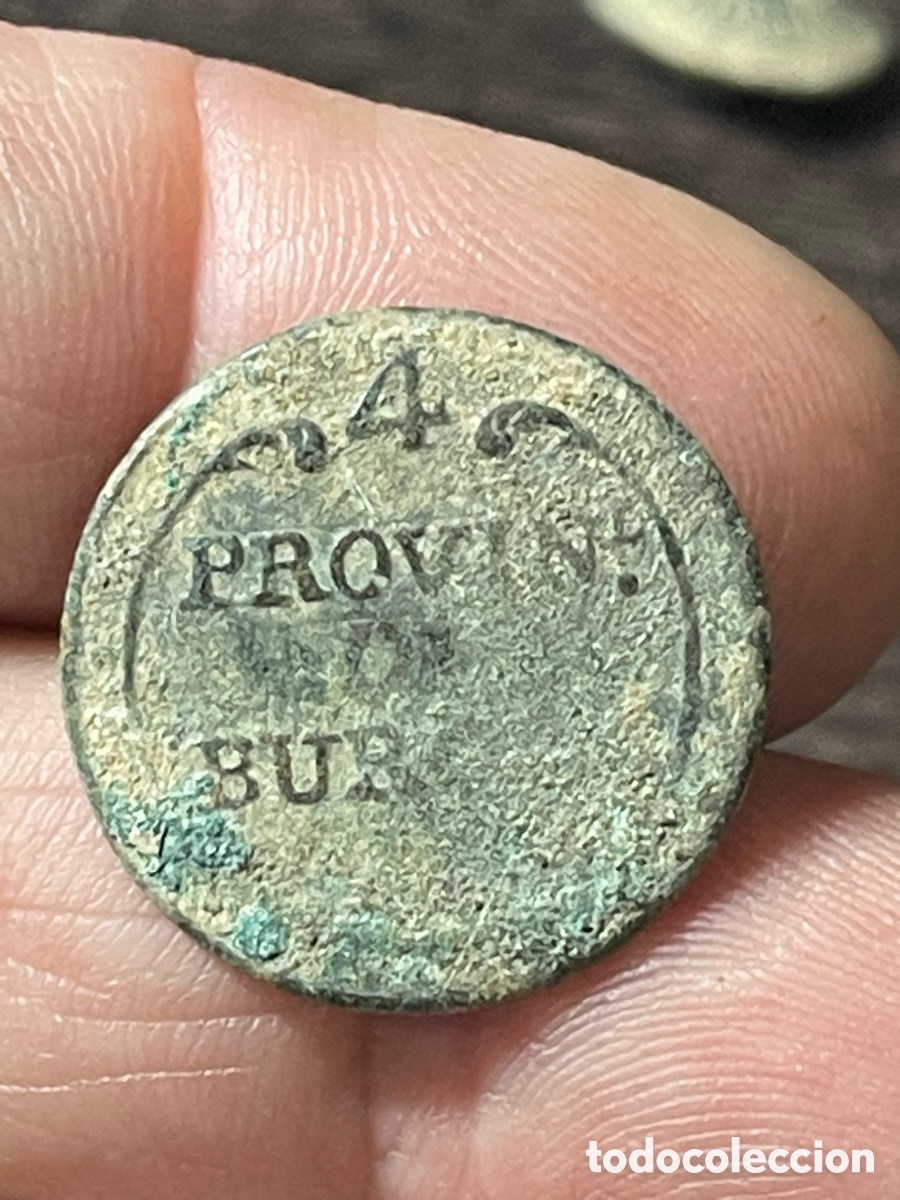 Antig&uuml;edades: BOT&Oacute;N MILICIA PROVINCIAL BURGOS 1815-1823