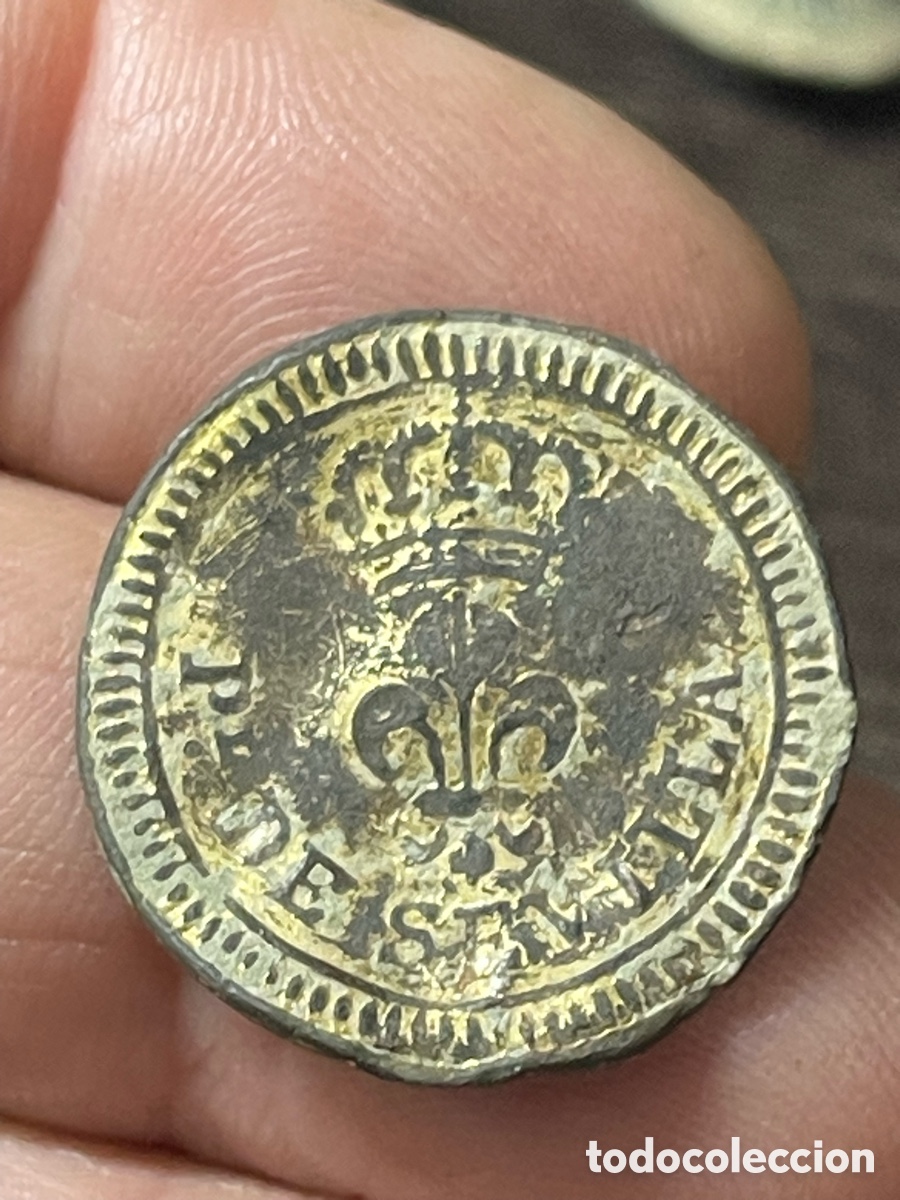 Antig&uuml;edades: BOTON MILICIA PROVINCIAL SEVILLA 1824-1841