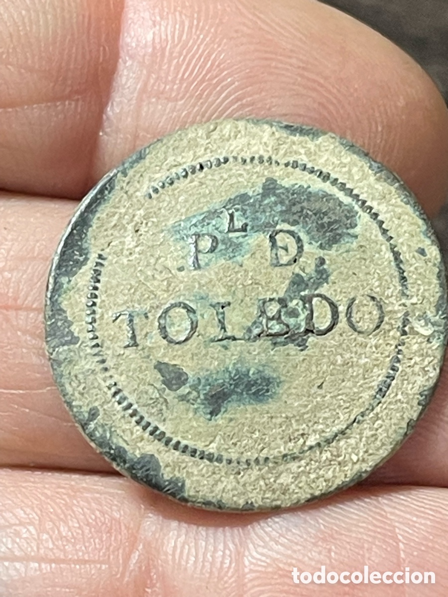 Antig&uuml;edades: BOTON MILICIA PROVINCIAL TOLEDO 1784-1802