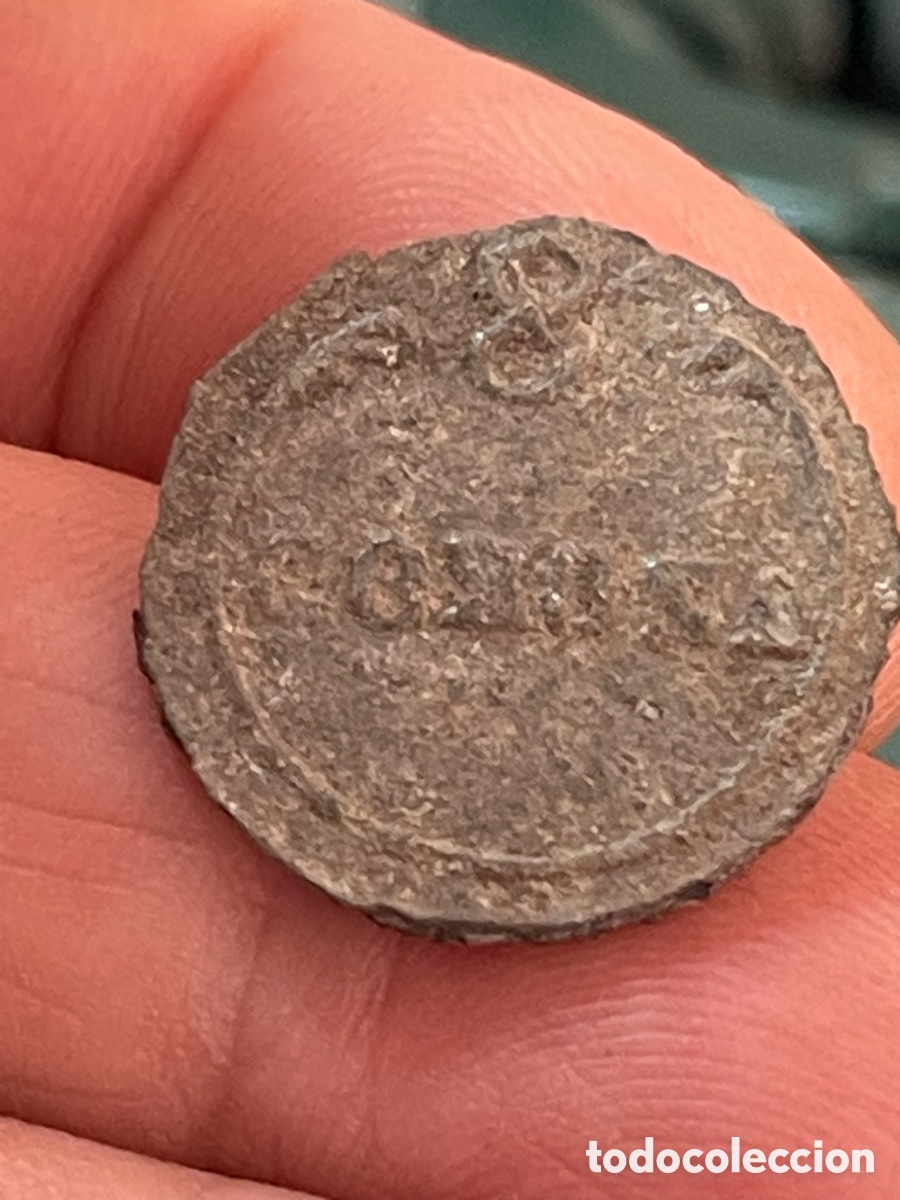 Antig&uuml;edades: BOTON INFANTERIA LINEA CORONA 1815-1818