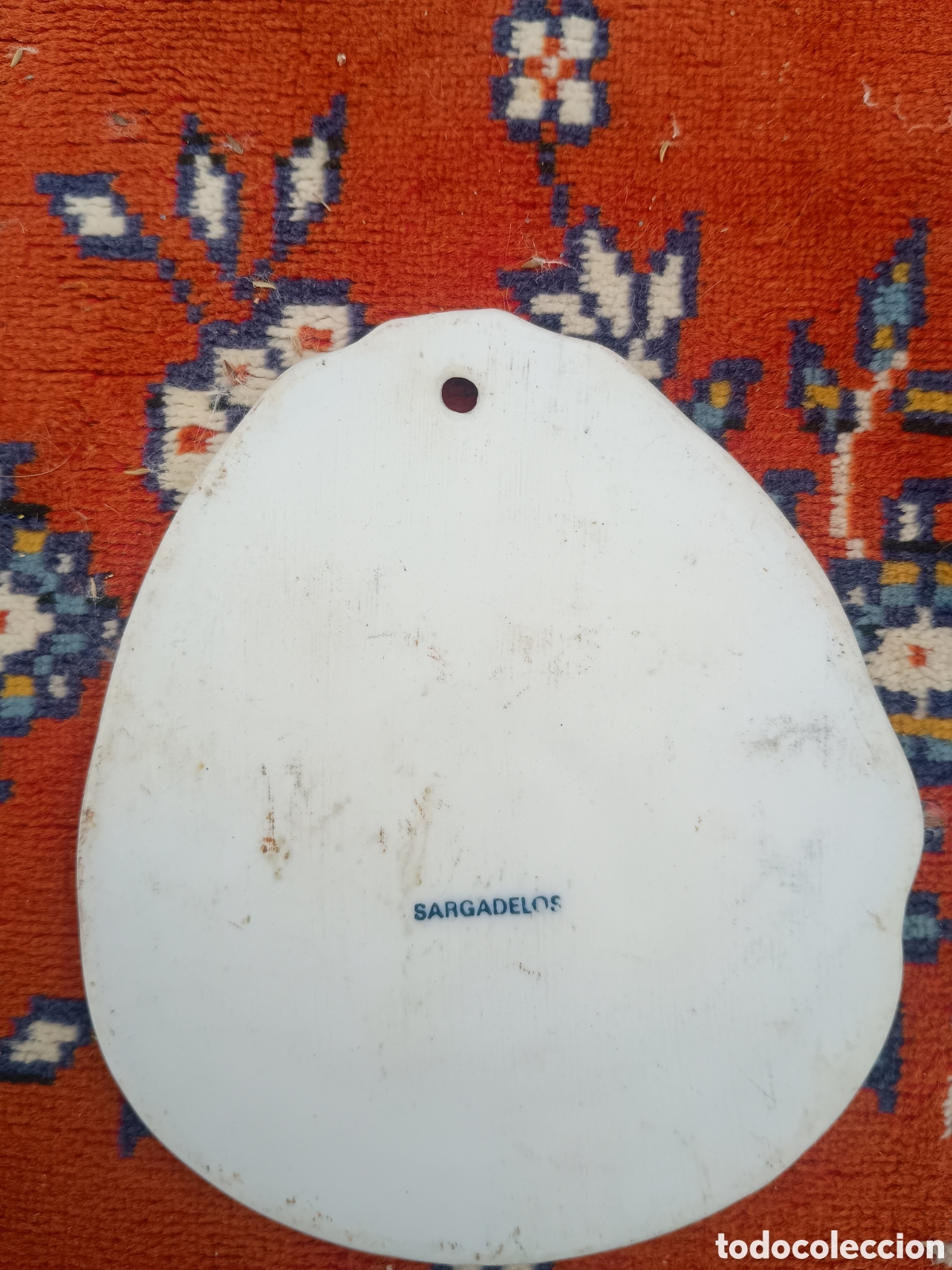 Antig&uuml;edades: Sargadelos cer&aacute;mica medall&oacute;n - Foto 3