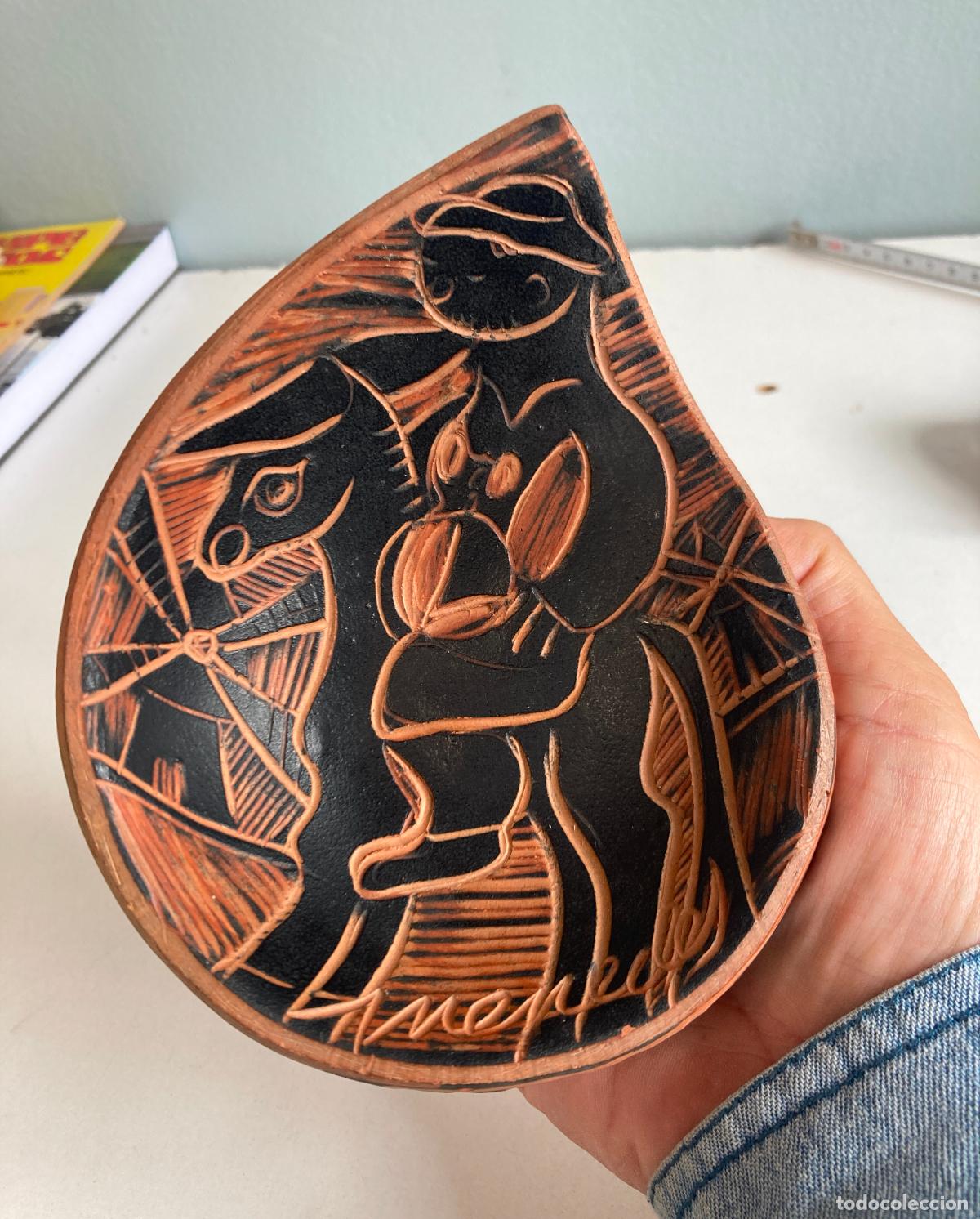 Antig&uuml;edades: SANCHO PANZA EN BURRO, CERAMICA DE PEDRO MERCEDES, MUY ESCASO - VER FOTOS