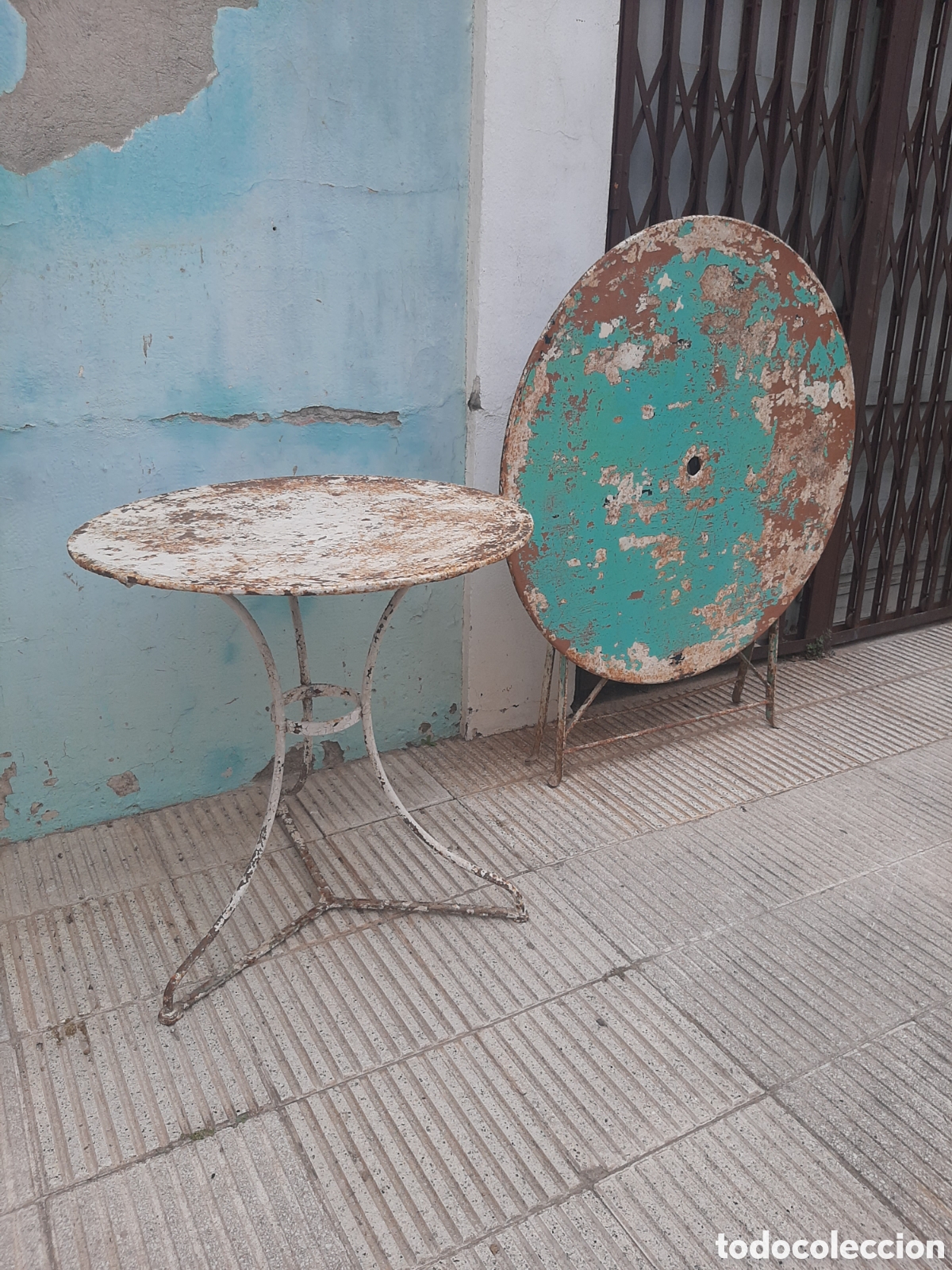 Antig&uuml;edades: Mesa jard&iacute;n antigua francesa