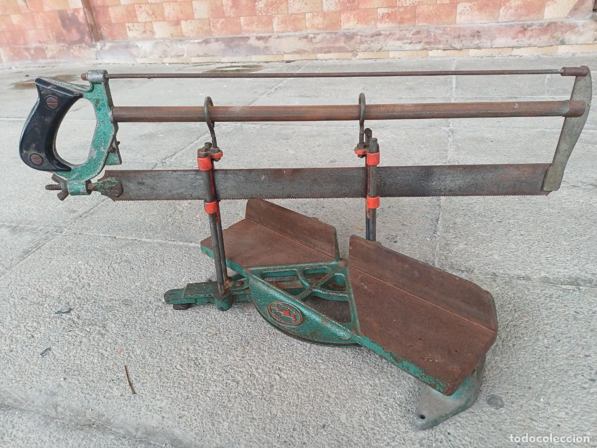 Antig&uuml;edades: Sierra de mesa antigua de Carpintero - Foto 2