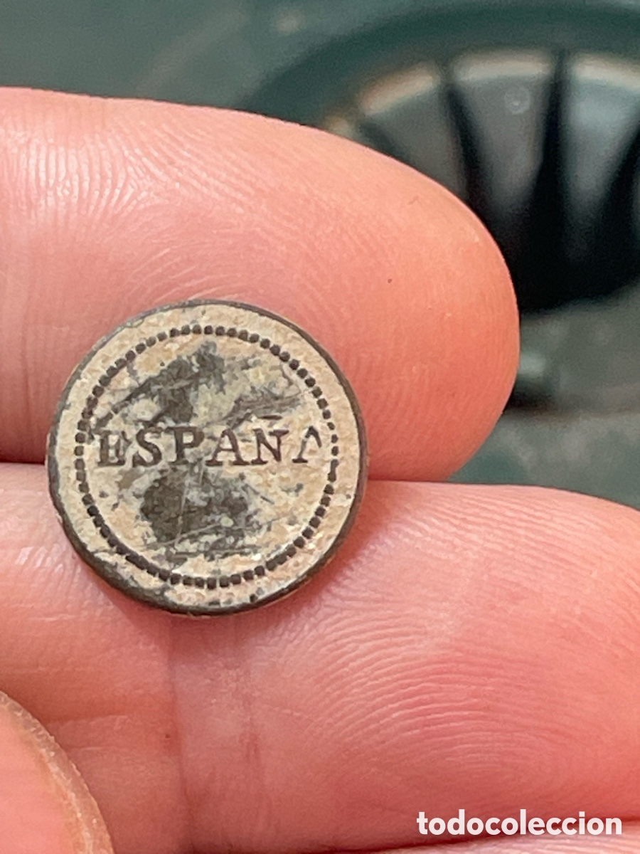 Antig&uuml;edades: BOTON INFANTERIA LINEA ESPA&Ntilde;A 1791-1805