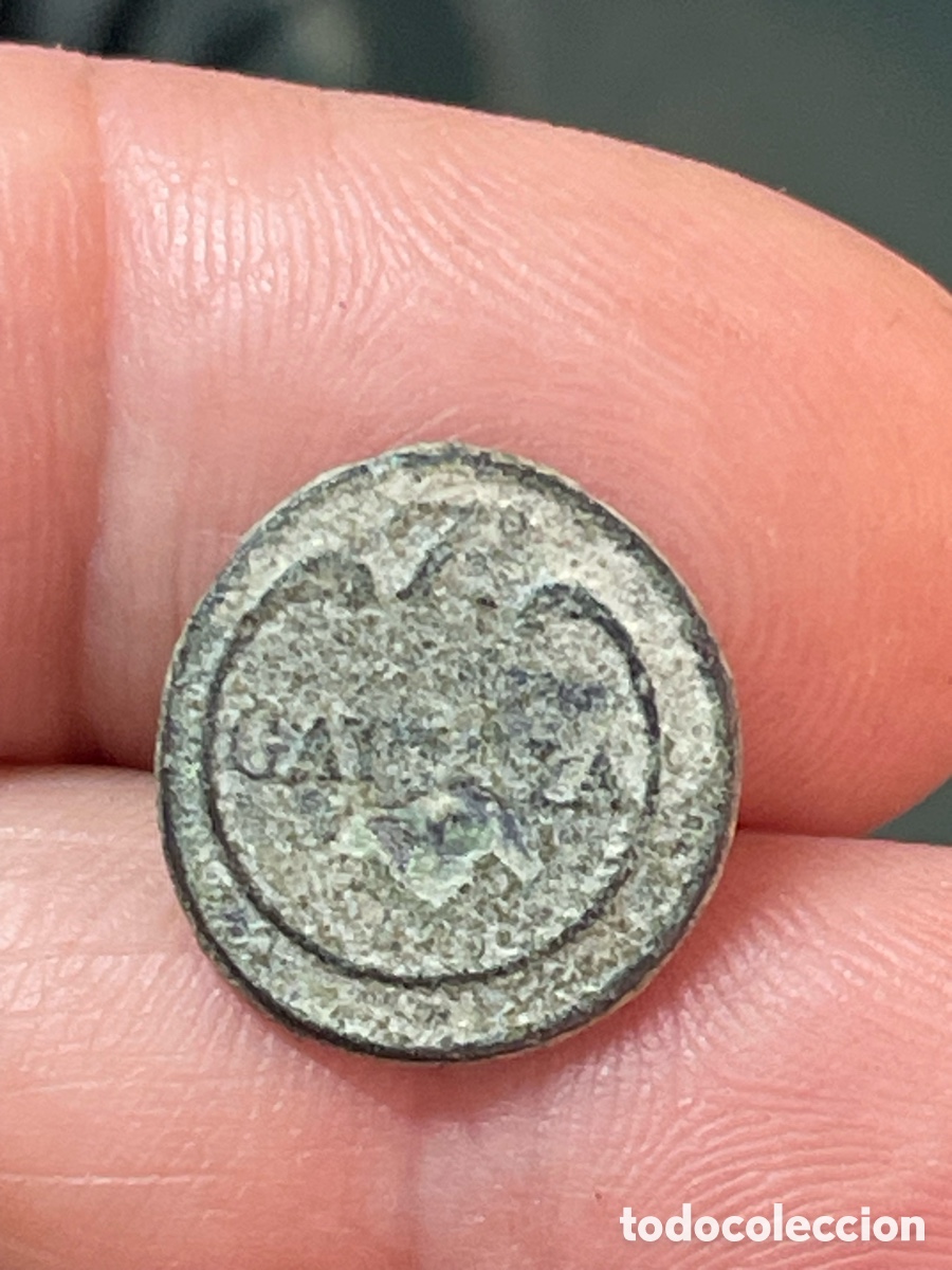 Antiques: BOTON INFANTERIA LINEA GALICIA 1815-1818