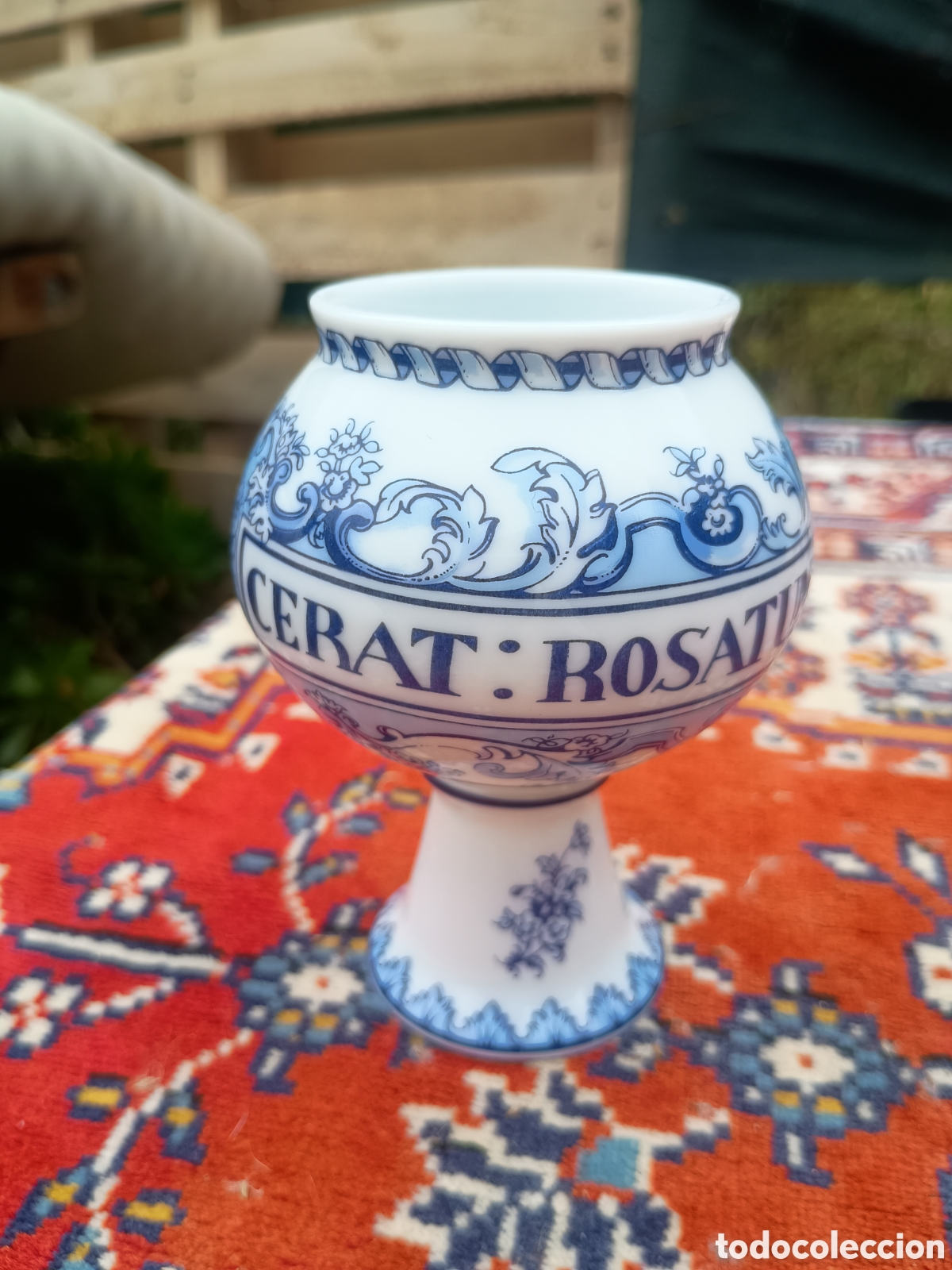 Antig&uuml;edades: Porcelana farmacia Cerati Rosatum